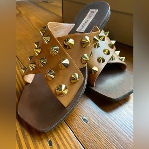Steve Madden Spiked Cross Sandals